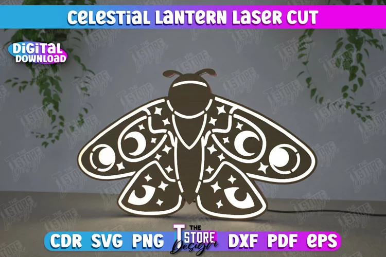 Celestial Lantern | Tabletop Night Light |Decorative Lantern