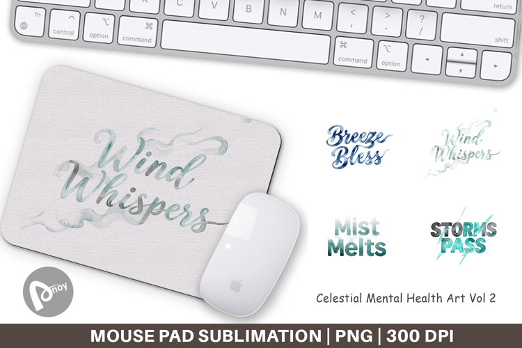 Celestial Mental Health Mouse Pad