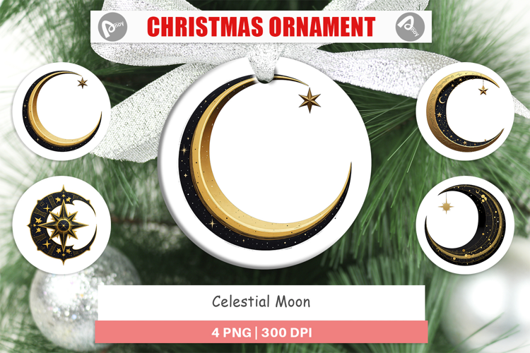 Ornament Celestial Moon