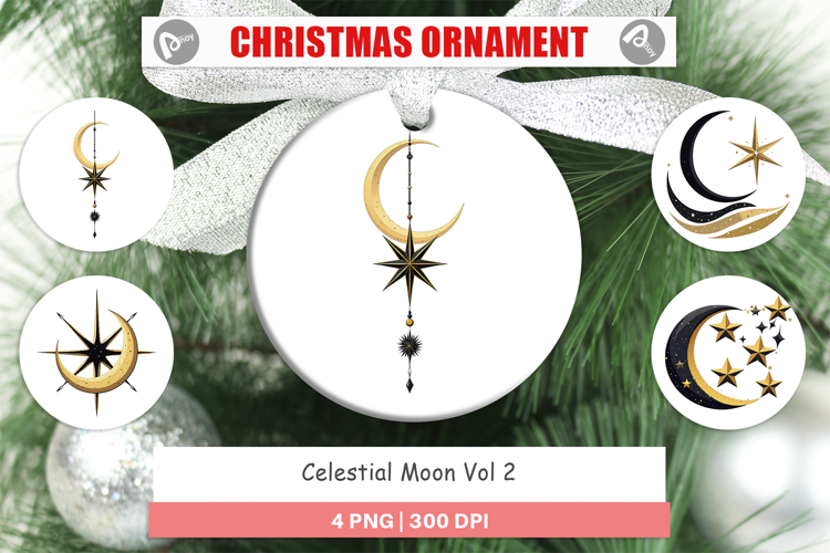 Ornament Celestial Moon