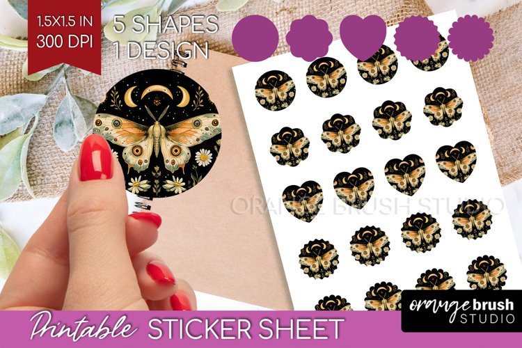 Moth Clipart Image 16