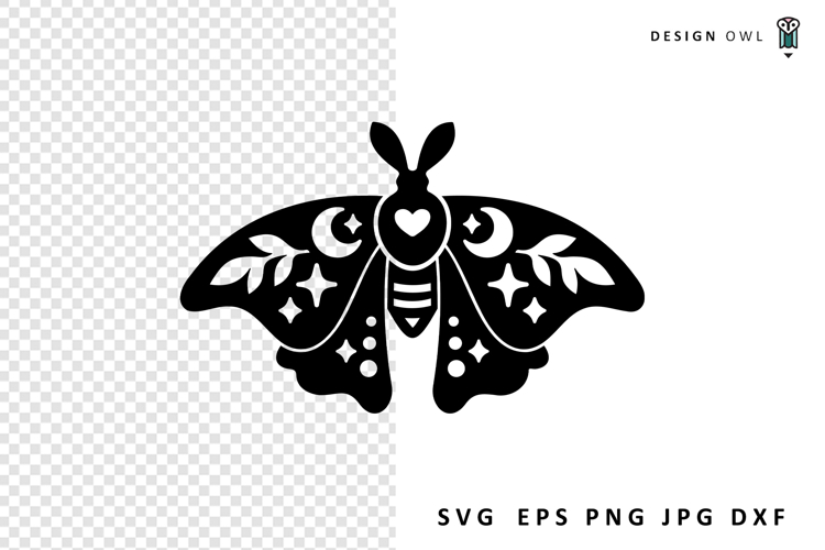 Celestial Moth SVG