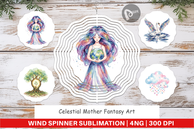 Celestial Mother Fantasy Wind Spinner