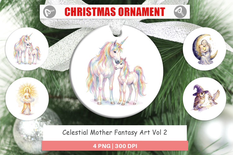 Celestial Mother Fantasy Art Ornament