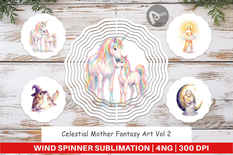 Celestial Mother Fantasy Wind Spinner example image 1