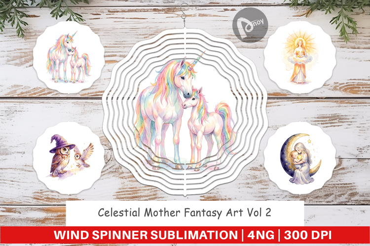 Celestial Mother Fantasy Wind Spinner