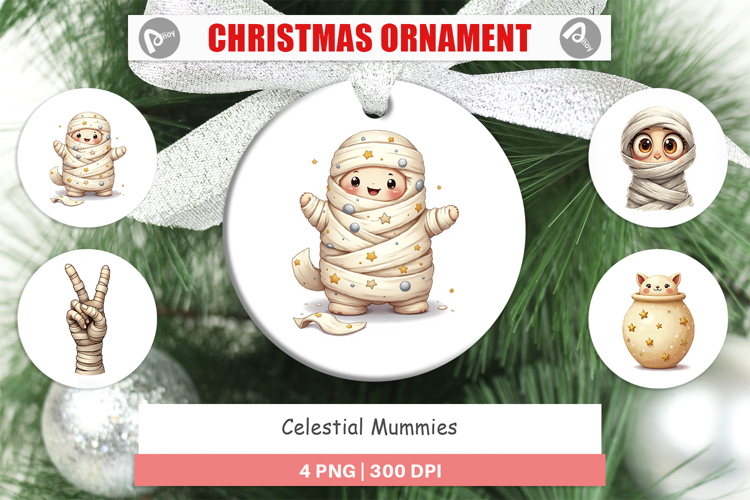 Celestial Mummies Ornament