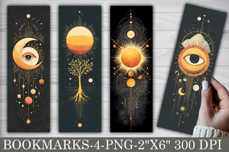 Celestial Printable Bookmarks