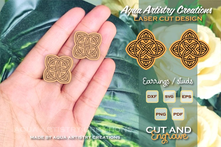 Glowforge Earrings Image 11