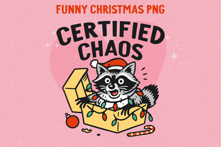 Funny Sarcastic Christmas Illustration, Sublimation PNG.
