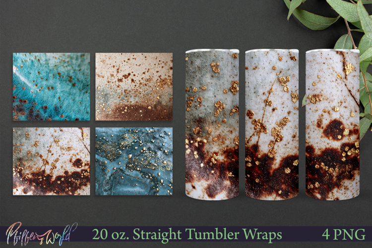 Handcrafted Ceramic Effect 20oz Tumbler Wraps