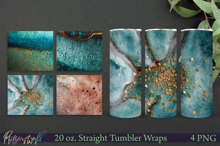 Modern Pottery Glaze 20oz Tumbler Wraps