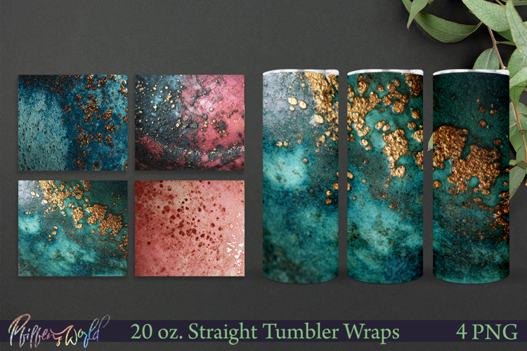 Organic Ceramic Surface Tumbler Wraps