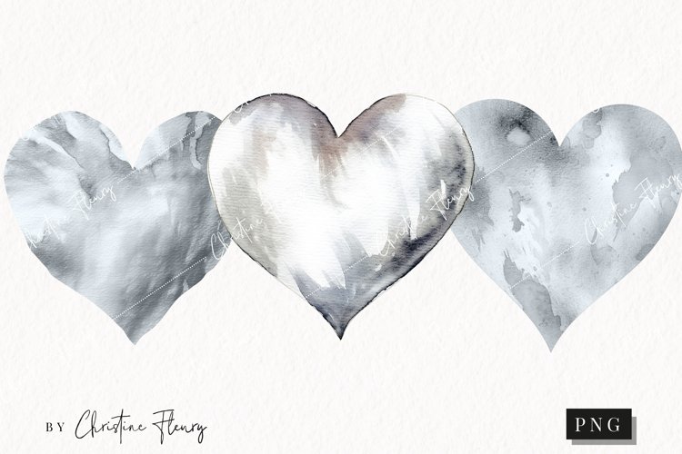 Watercolor Heart Clipart Image 9