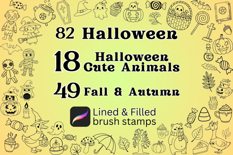 Procreate Brush Stamp Bundle