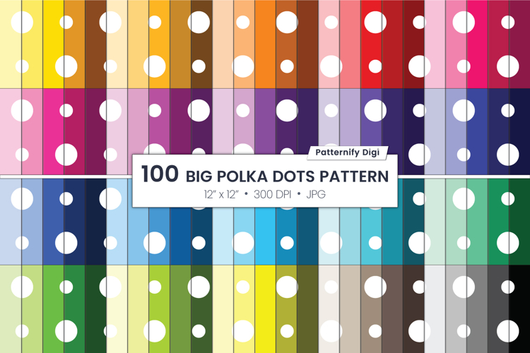 Polka dots color rainbow background
