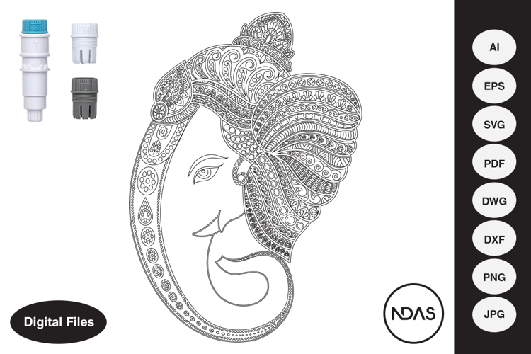Mandala Silhouette Image 4