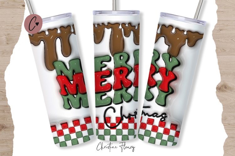 Christmas Tumbler Wrap Image 14