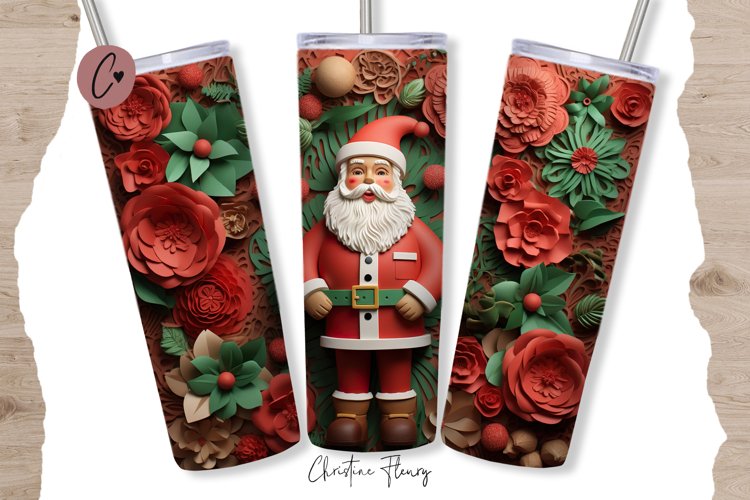 Christmas Tumbler Wrap Image 11