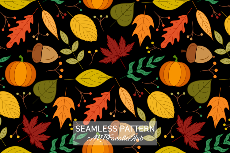 Fall Seamless Pattern Image 20