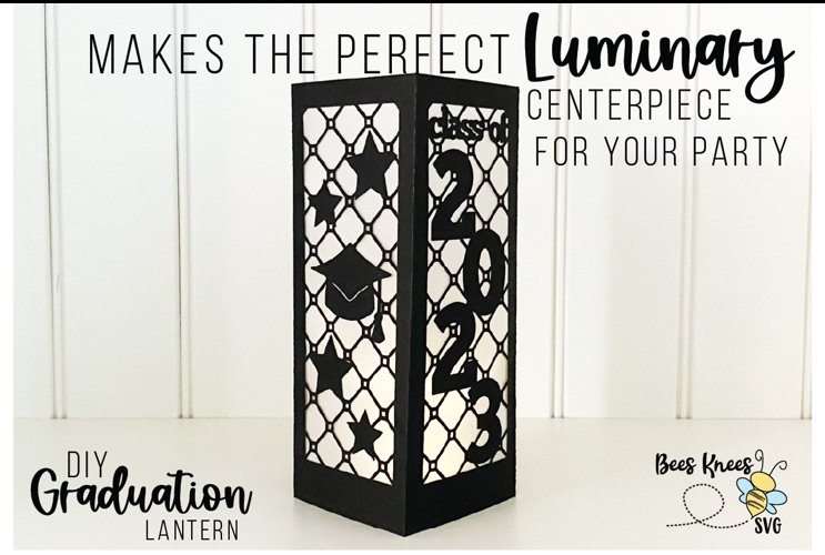 2023 Graduation Luminary Lantern Centerpiece SVG (2576931)