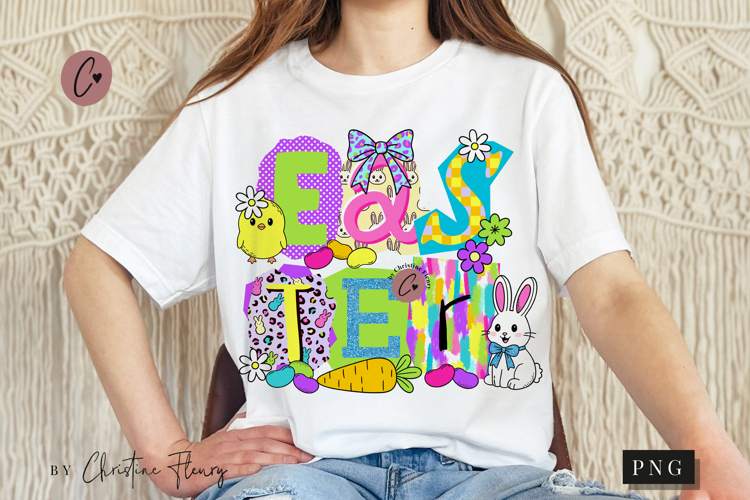 Preppy Ransom Easter PNG Design | Easter PNG