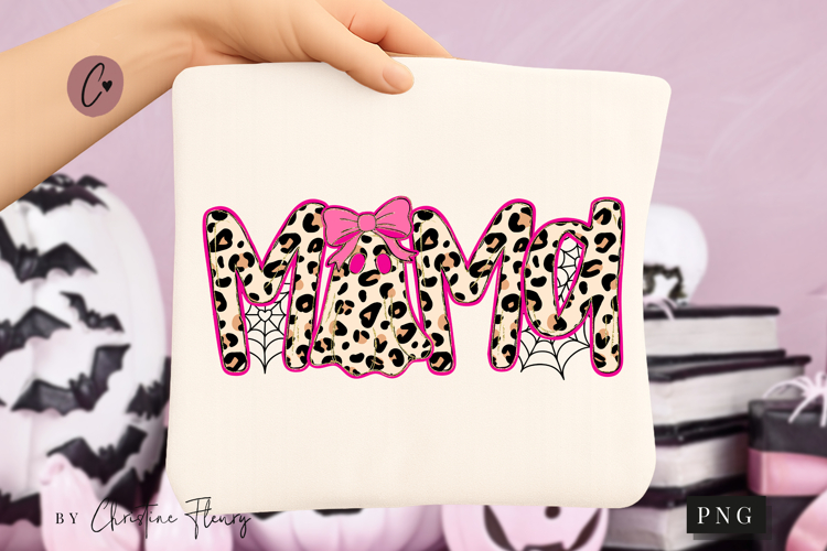 Preppy Mama Halloween PNG