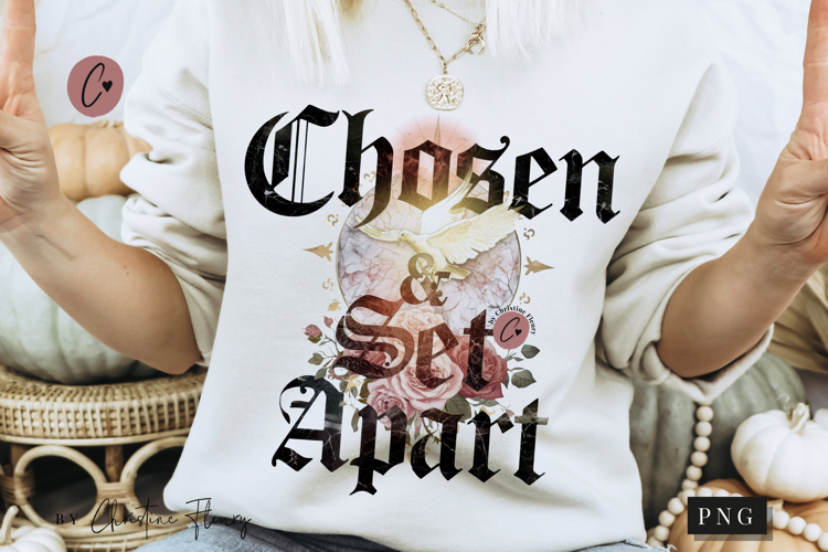 Chosen & Set Apart Christian PNG