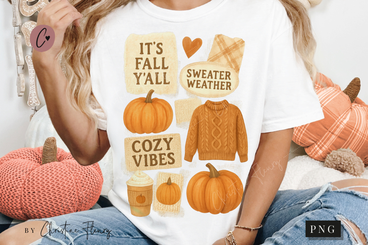 Fall Collage PNG | Fall PNG