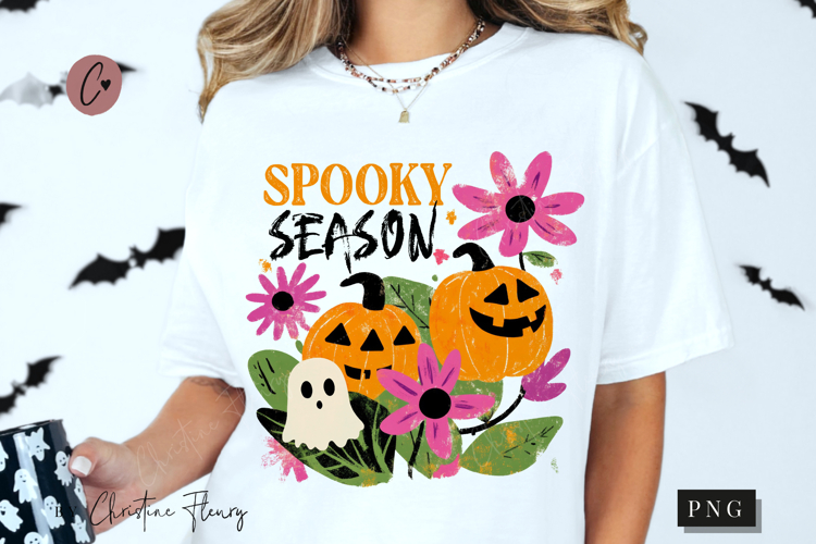 Boho Spooky Season PNG