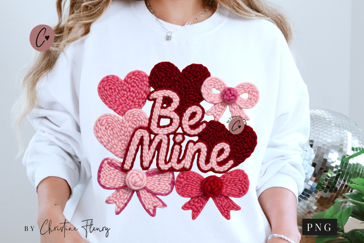 Be Mine Valentine Latch Hook PNG