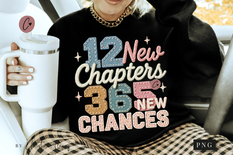 12 New Chapters 365 New Chances PNG Faux Crochet