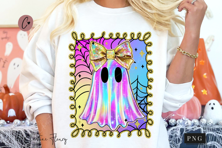 Iridescent Halloween Ghost PNG | Halloween PNG