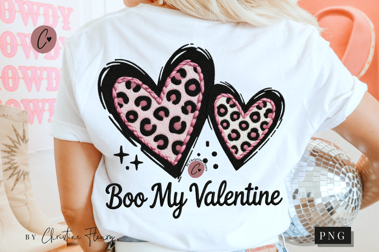 Boo My Valentine PNG