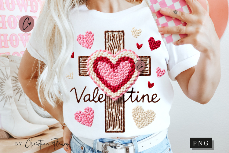 Christian Valentine PNG Latch Hook Yarn