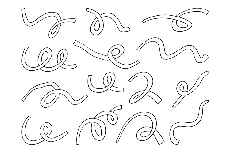 Ribbon Vector Image 16