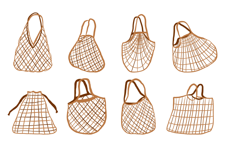 Grocery Bag Clipart Image 5