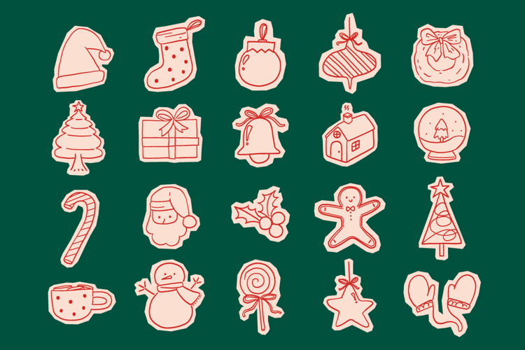 Christmas Tree Doodle Image 14