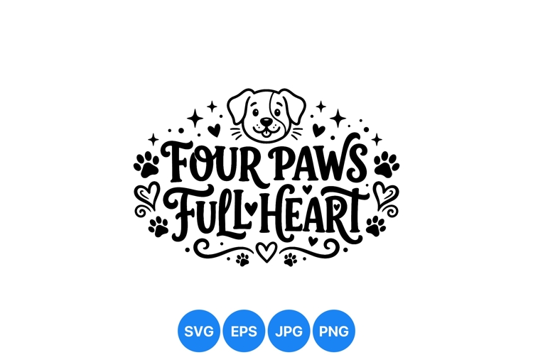 Dog Paw Clipart Image 8