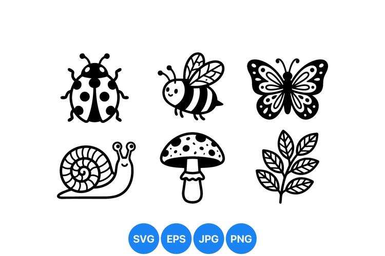 Hand Drawn Woodland Critters SVG