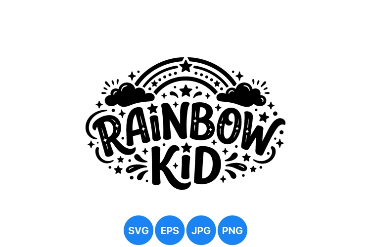 Hand Drawn Rainbow Svg Image 15