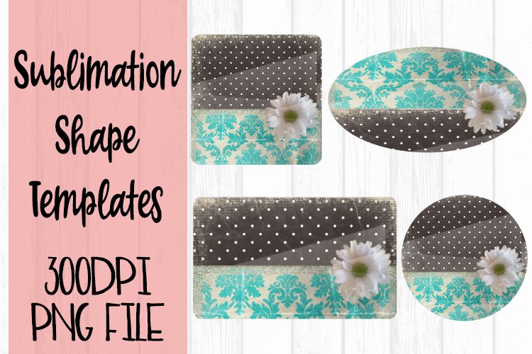 Vintage Daisy Sublimation Templates example image 1