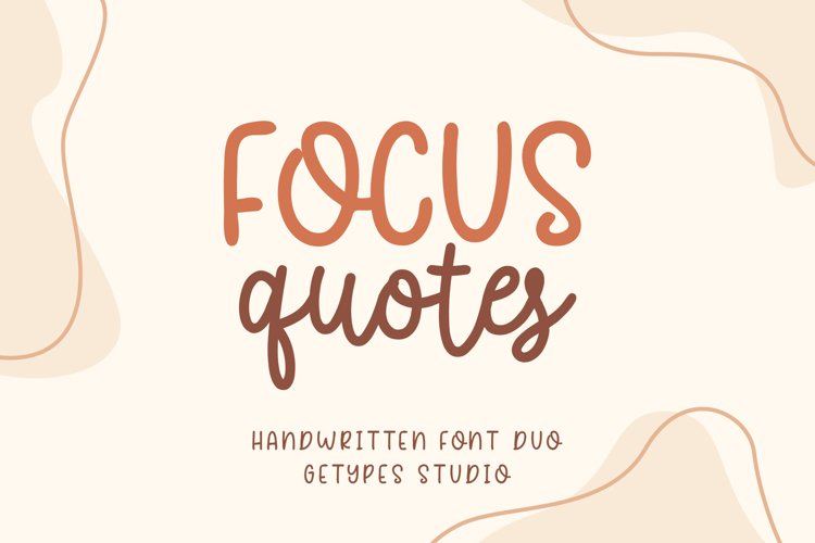 Focus Quotes Duo Font example image 1
