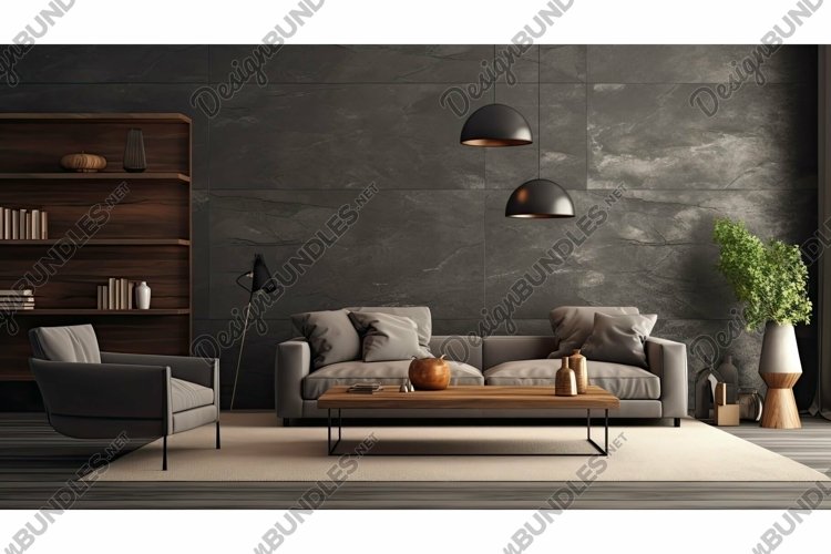 minimalist dark gray slate example image 1