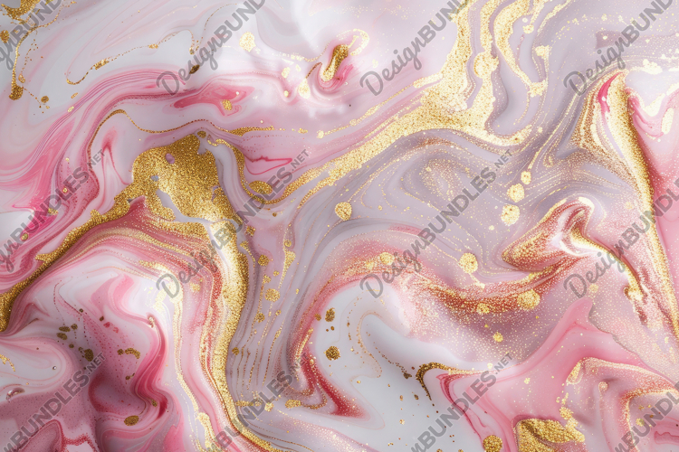 Pink And Gold Background Image 7