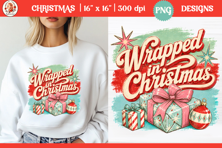 Retro Preppy Candy Coquette Girly Christmas sublimation