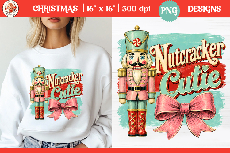Retro Preppy Candy Coquette Girly Christmas sublimation