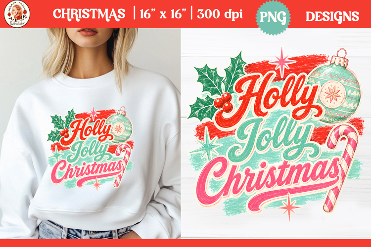 Retro Preppy Candy Coquette Girly Christmas sublimation