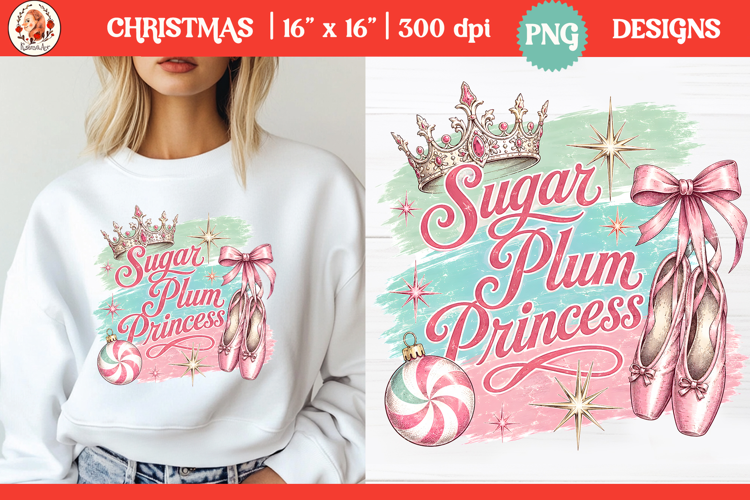 Retro Preppy Candy Coquette Girly Christmas sublimation