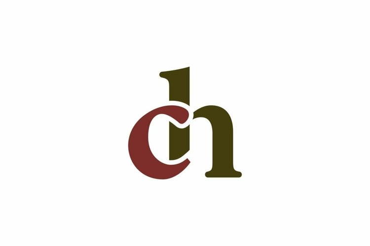 CH logo design vector template example image 1